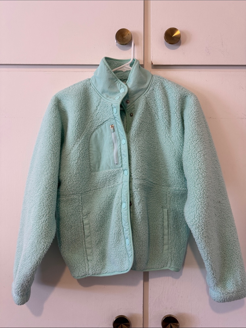 Zella Mint Fleece Jacket - Lightweight Cozy Layer